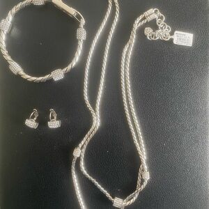 Brighton Silver Rope Bracelet